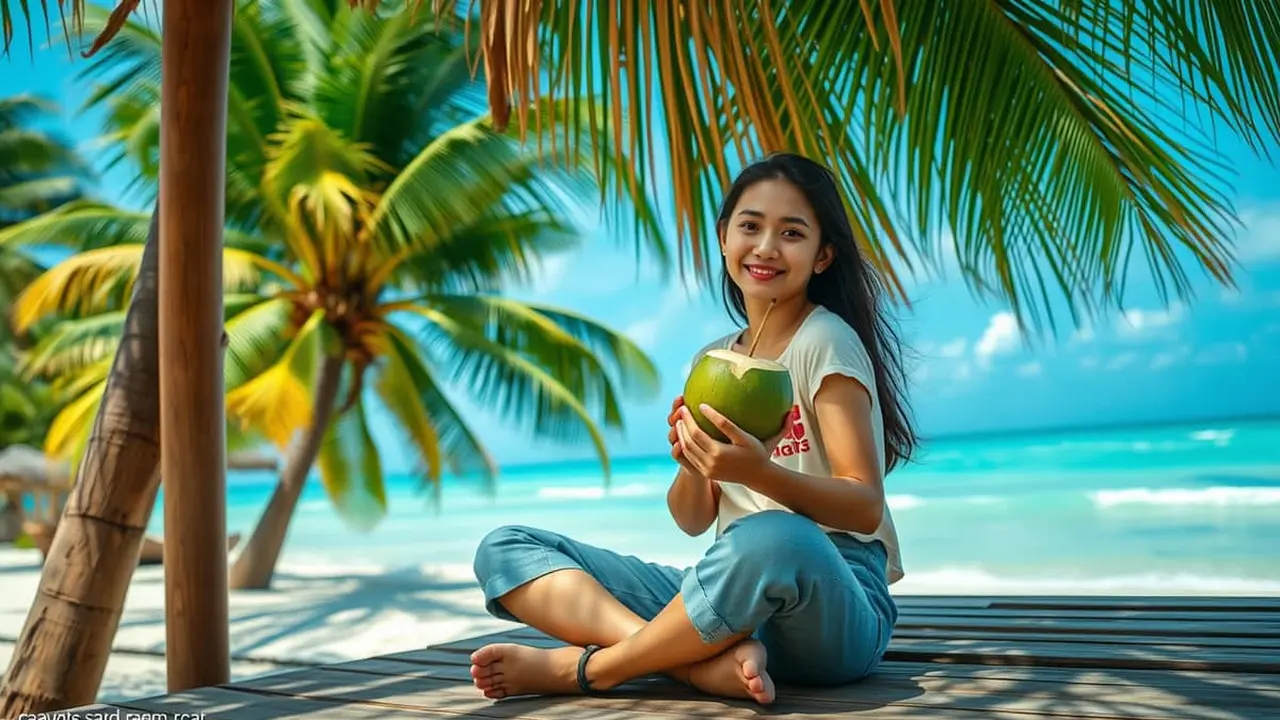 mimpi minum air kelapa