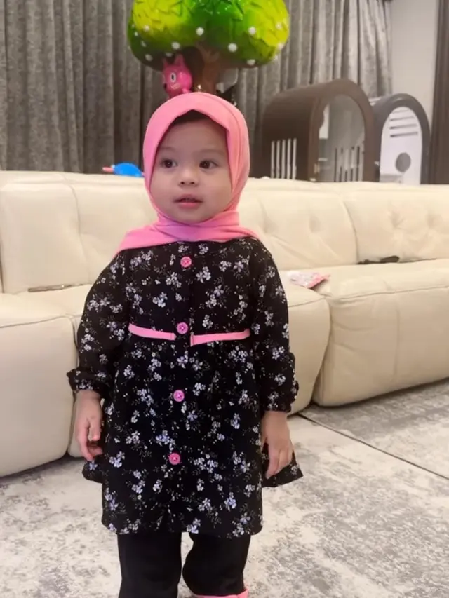 Ameena Anak Atta Halilintar saat Mengenakan Hijab