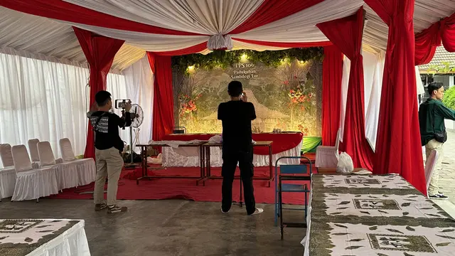 Suasana Sederhana TPS Tempat Mahfud Md Mencoblos, Dibangun di Samping Pos Ronda