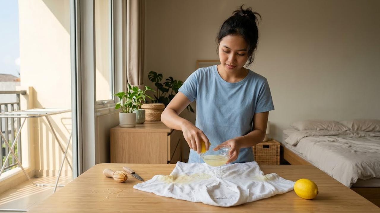 Cara Menghilangkan Noda Deodorant di Baju