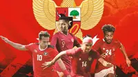 Timnas Indonesia - Egy, Abimanyu, Asnawi, Sayuri (Bola.com/Adreanus Titus)