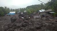 Banjir bandang terjadi di Kabupaten Flores Timur, Nusa Tenggara Timur (NTT). (dokumentasi BNPB)