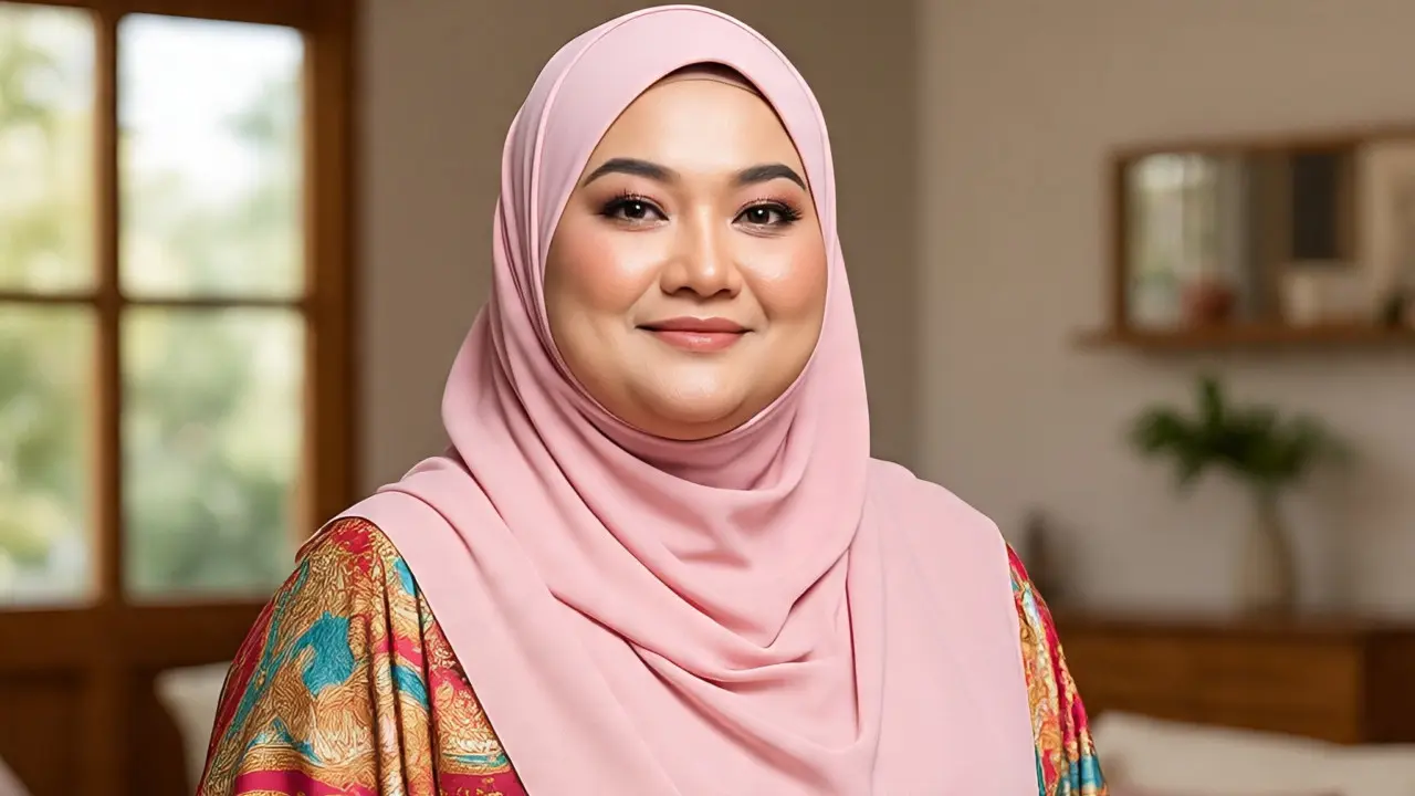 8 Tips Memilih Gamis Kaftan 2025 untuk Hijaber Berbadan Gemuk, Tampil Langsing