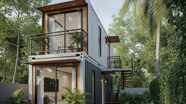 Model Rumah Kontainer Solusi Hunian Sempit dan Trendy