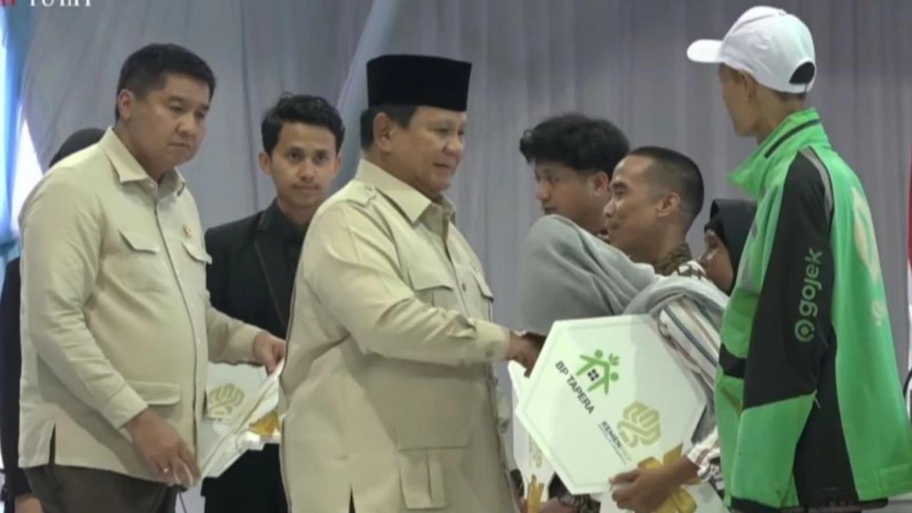 Prabowo Resmikan Akad 50.030 KPR Subsidi di Serang: ART hingga Driver Ojol Bisa Punya Rumah dari Gaji Sendiri