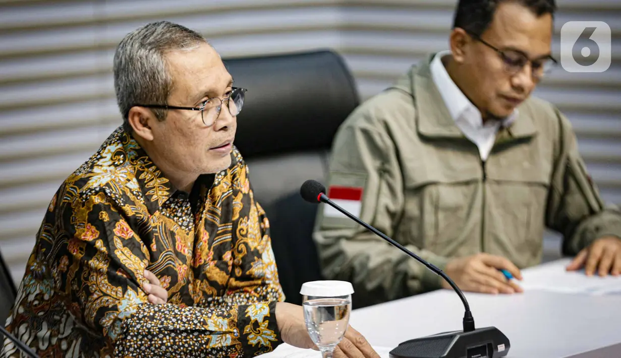 Selain Helmut Hermawan, KPK juga telah menetapkan Wamenkumham Eddy Hiariej sebagai tersangka kasus dugaan suap dan gratifikasi. (Liputan6.com/Faizal Fanani)