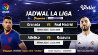 Streaming La Liga Spanyol Pekan Ini di Vidio. (Sumber : dok. vidio.com)