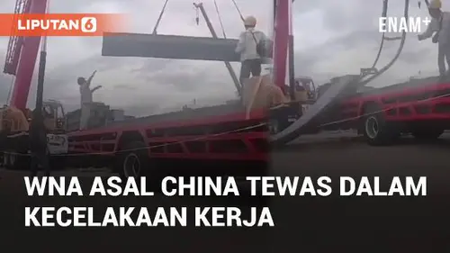 VIDEO: Viral WNA Asal China Tewas Dalam Kecelakaan Kerja di Proyek Pabrik Kendal