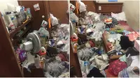 Viral kamar kos penuh sampah (Sumber: Twitter/ksiezyc26)