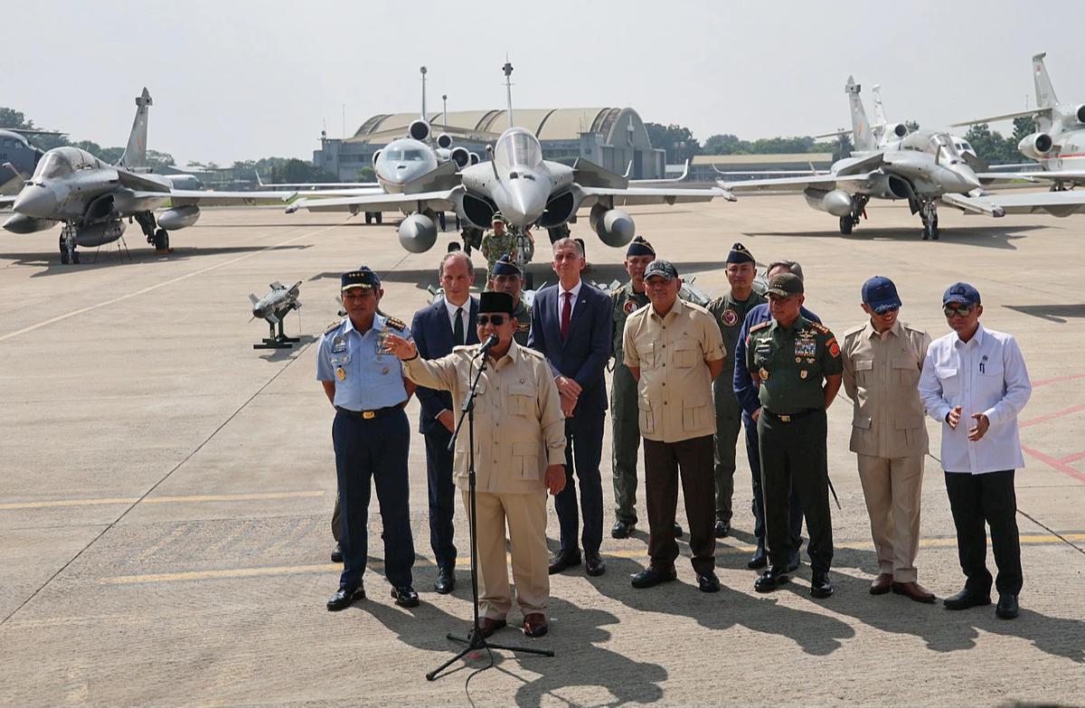 FOTO: Prabowo Serahkan Rafale dan Rudal Meteor untuk Perkuat Pertahanan Udara