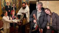 Pasangan Ukraina Ini Menikah di Tengah Perang, Paginya Ikut Angkat Senjata (Sumber: CNN)