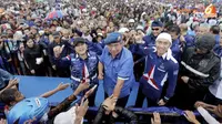 Kampanye Ketum PD SBY di Brebes Jawa tengah, selasa siang (25/3) (Rumgapres/Abror Rizki)