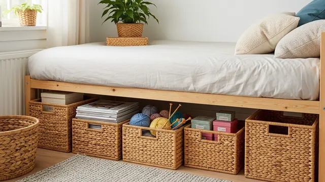 Ide Penyimpanan di Bawah Tempat Tidur untuk Rumah Sempit