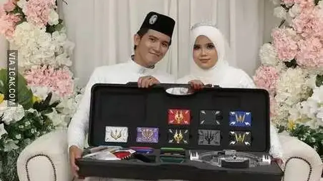10 Potret Mas Kawin Nyeleneh, Ada Velg Mobil Hingga Kenalpot
