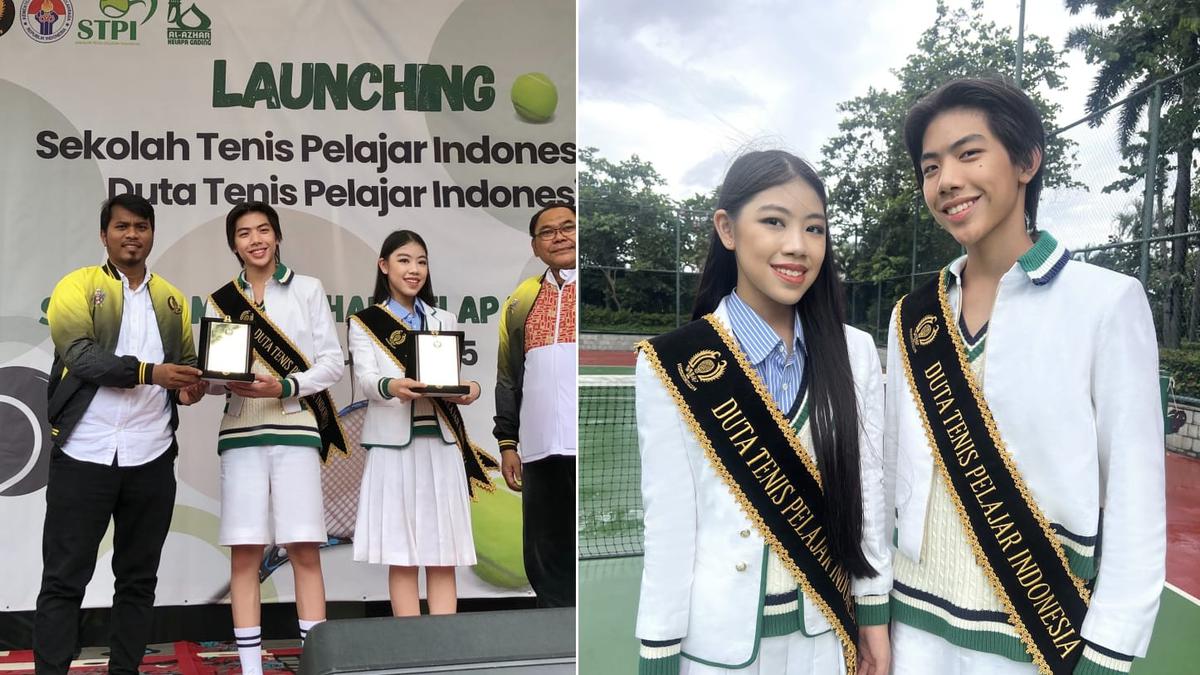 Mischka Aoki dan Devon Kei Enzo Jadi Duta Tenis Pelajar Indonesia, Siap Emban Tanggung Jawab Besar