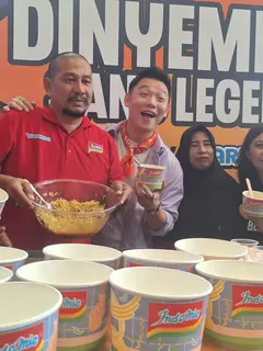 Indomie merayakan kolaborasi ini melalui acara "Indomie Nyemek on The Block" yang digelar pada 13-15 Februari 2026 di Lobi Piazza, Mall Gandaria City, Jakarta. [Dok/Annisa Kharisma Dewi]
