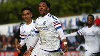 Penyerang Chelsea, Kasey Palmer, merayakan gol ke gawang PSG pada final UEFA Youth League 2015-2016. (dok. UEFA)