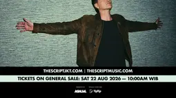 Konser The Script di Indonesia 2027 Digelar 3 April, Tiket Mulai Rp 650 Ribu