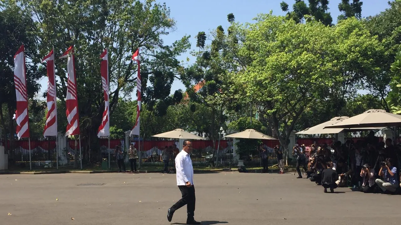 Pengusaha Bahlil Lahadalia datang ke Istana Kepresidenan Jakarta