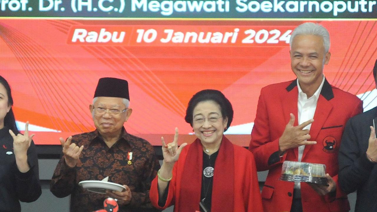 Masduki memastikan, Ma’ruf Amin netral dalam Pilpres 2024. Hal itu dibuktikan Ma’ruf hadir di semua HUT partai politik, bukan hanya PDIP.