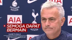 Berita Video harapan Jose Mourinho untuk Gareth Bale agar bisa tampil dengan Tottenham Hotspur pekan ini