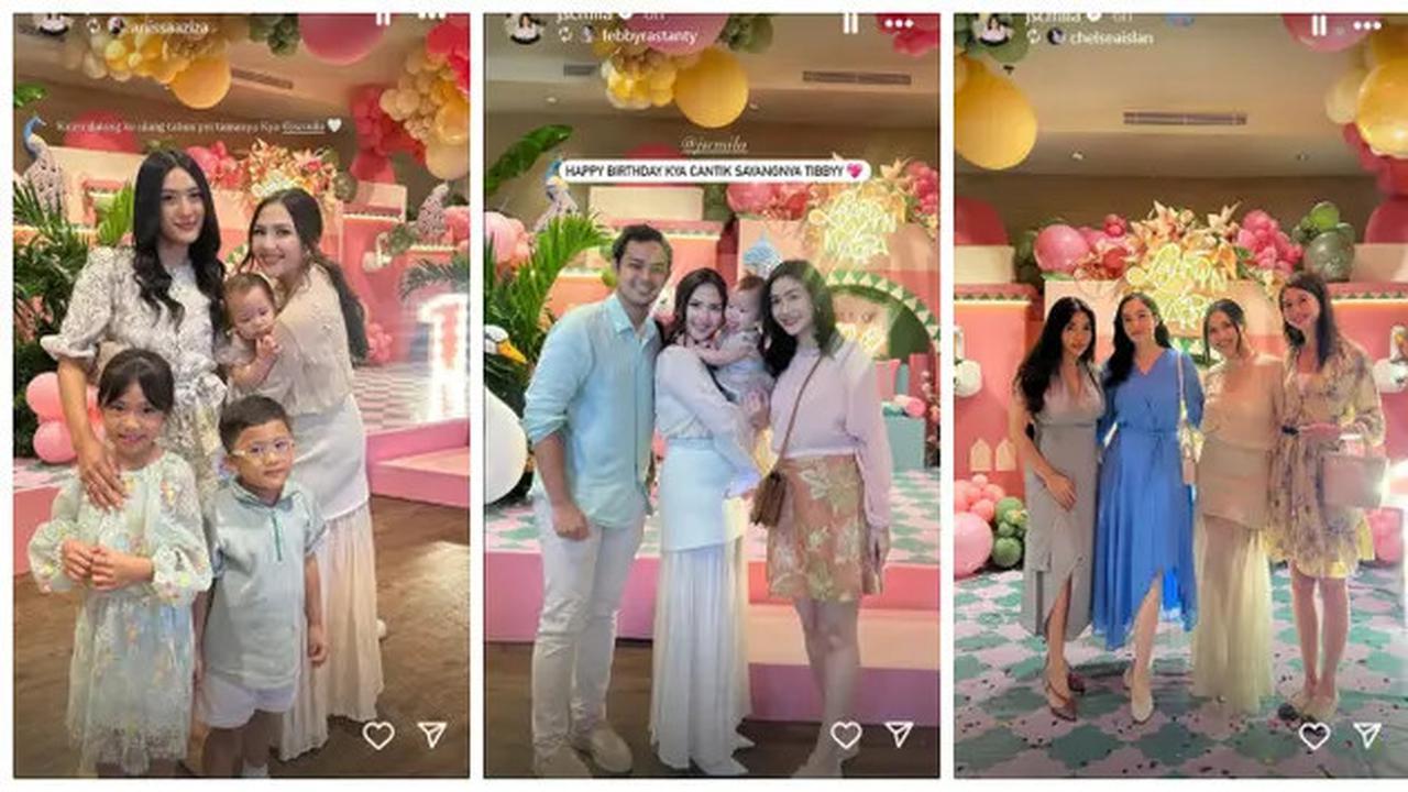 7 Potret Pesta Ultah Kyarra Anak Jessica Mila ke-1 Tahun, Penuh Bahagia Bareng Keluarga