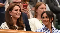 Meghan Markle tak akan melahirkan di RS yang sama dengan Kate Middleton. (OLI SCARFF / AFP)