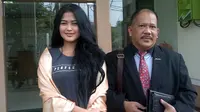 Ovi Duo Serigala saat menjalani sidang cerai perdananya di Pengadilan Agama Cibinong (Liputan6.com/Rizky Aditya)