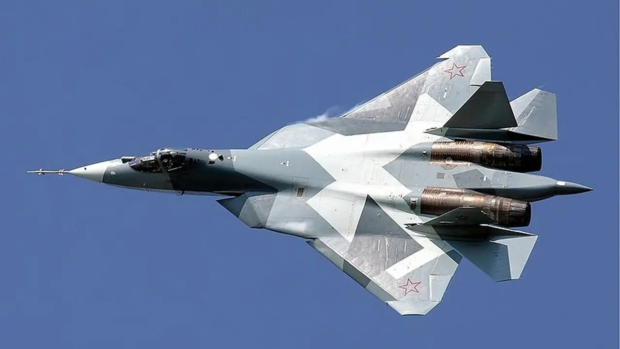 Jet tempur Rusia Sukhoi T-50