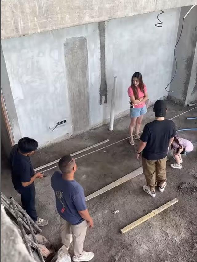 Potret perkembangan rumah baru Samuel Zylgwyn (Sumber: Instagram/samuel_zylgwyn dan Instagram/frandaaa87)