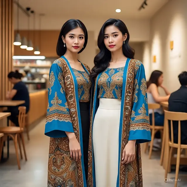 Outer Batik Panjang. (Liputan6.com/MetaAI)
