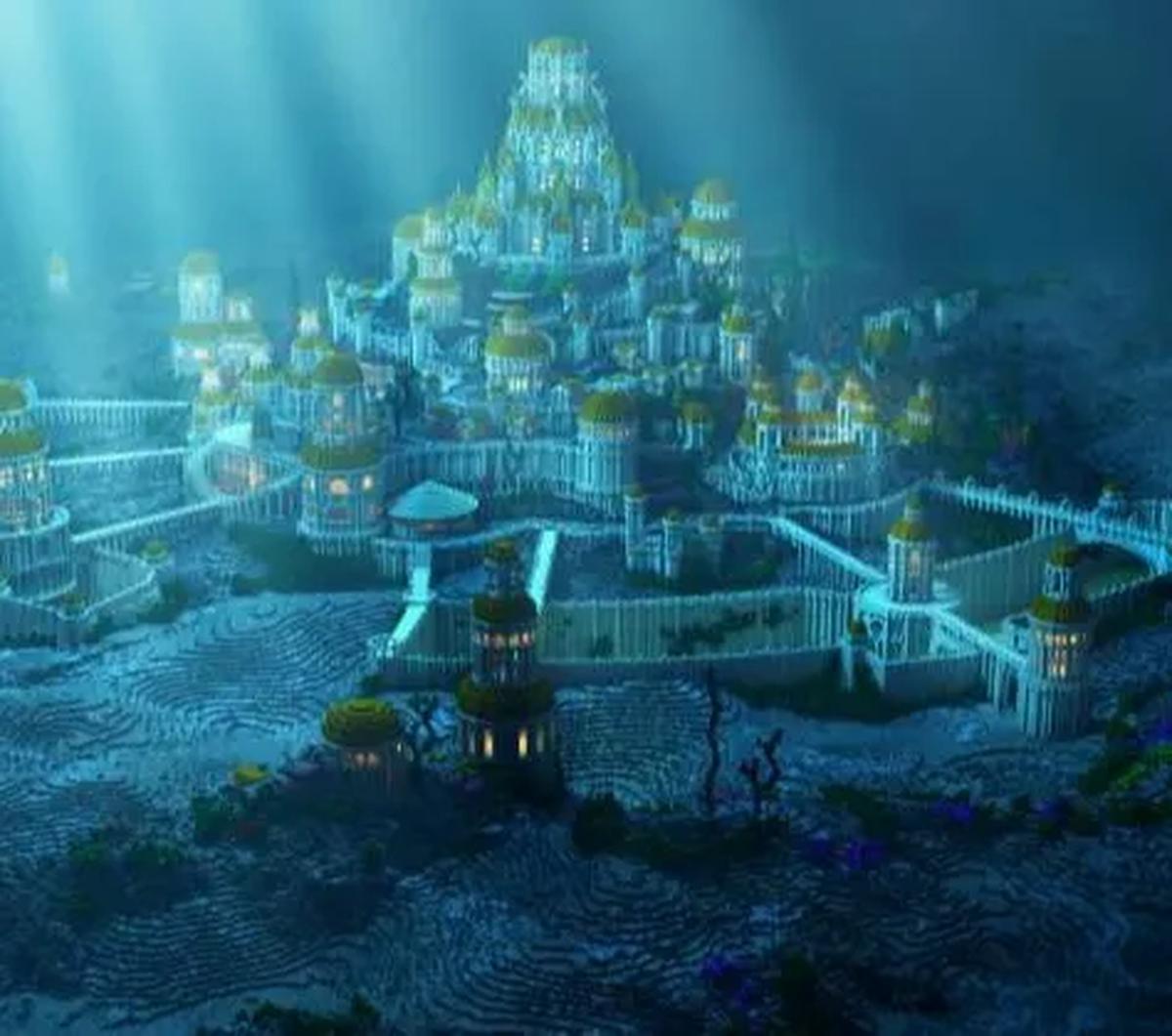 Kisah Atlantis, benua yang hilang itu konon berasal dari Mesir Kuno, yang kemudian menyebar melalui tradisi lisan kepada politisi Athena Solon dan akhirnya kepada Plato, yang menuliskannya sekitar tahun 360 SM.

Plato menggambarkan benua itu  dibangun d