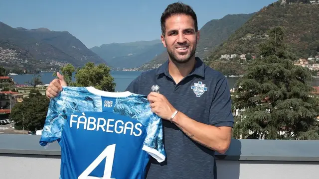 Cesc Fabregas gabung Como 1907.