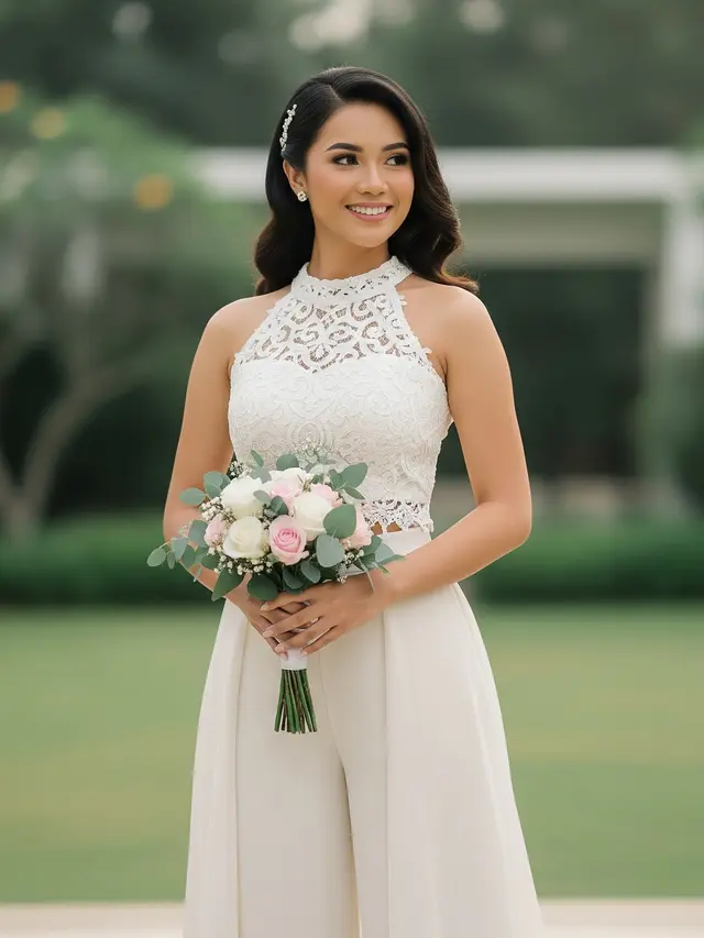 Baju Bridesmaid Cream Kekinian (Image by Gemini AI)
