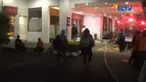 Kebakaran menghanguskan aula Hotel Salak di Kota Bogor, Jawa Barat, Senin, 16 Oktober 2017.