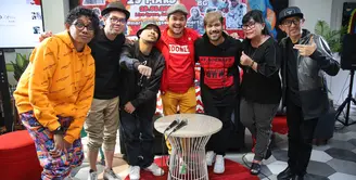 Indra Bekti prescon Hip Hop 29 Mars di kawasan Kemang, Jakarta Selatan, Rabu (19/2/2020). (Adrian Putra/Fimela.com)