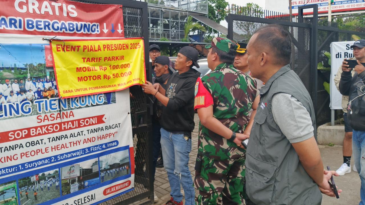 Parkir Liar di Stadion Si Jalak Harupat Ketok Tarif hingga Rp100.000, Polisi Turun Tangan