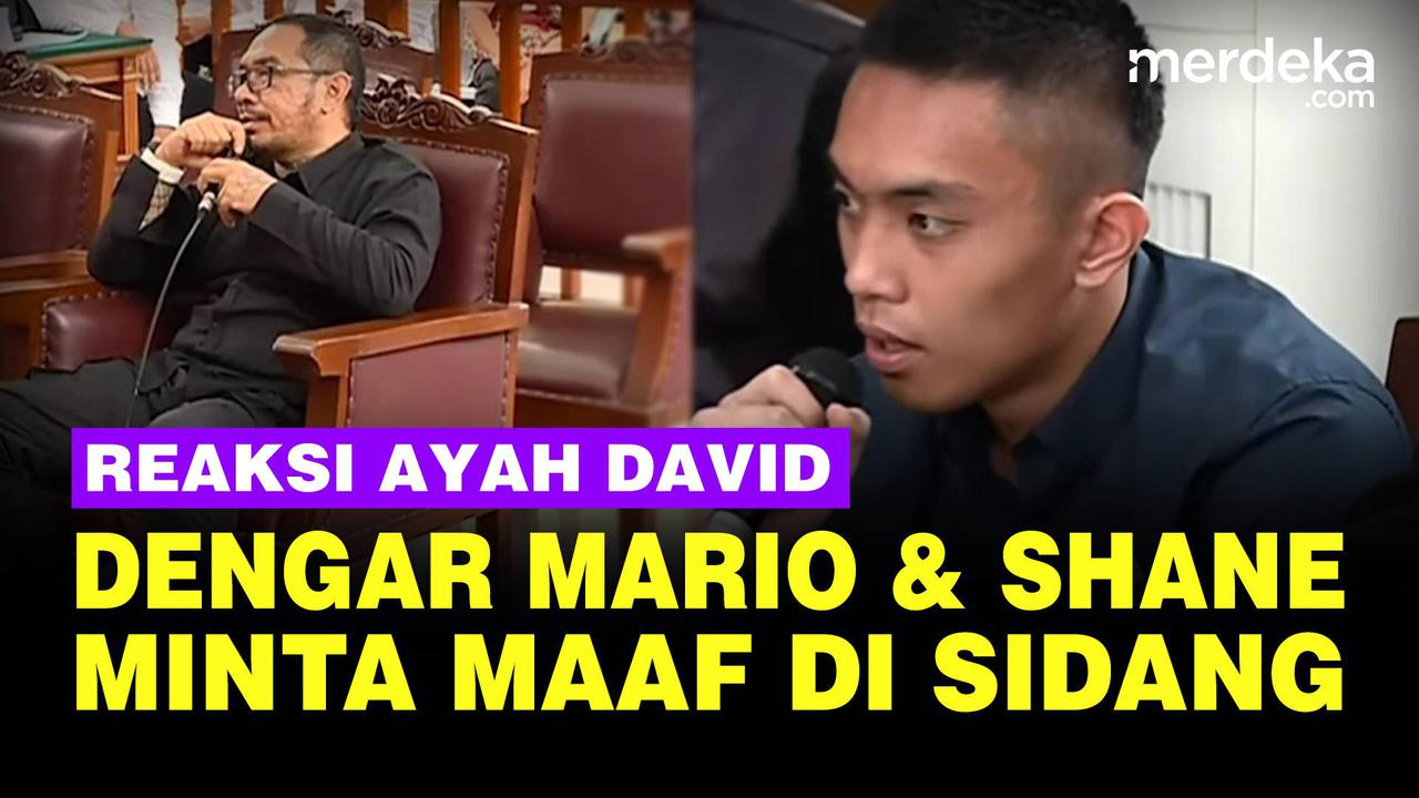 VIDEO: Reaksi Lugas Ayah David Dengar Mario Dandy & Shane Lukas Minta Maaf