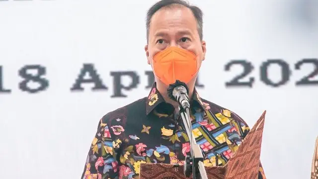 Menteri Perindustrian Agus Gumiwang Kartasasmita di Jakarta, Rabu (20/4/2022). (Dok Kemenperin)
