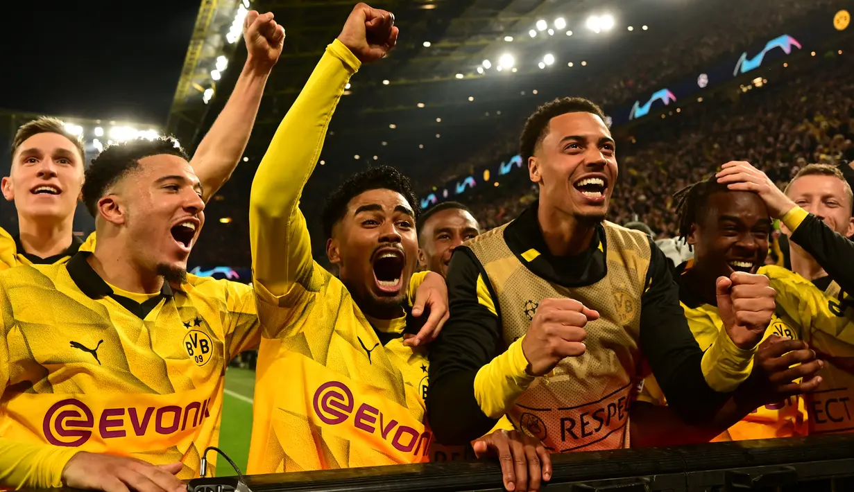 Lolos ke Semifinal Liga Champions, Ini Luapan Kegembiraan Pemain ...