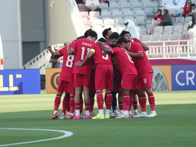 Hasil ini membuka peluang timnas U-23 lolos ke babak gugur. Indonesia kini duduk di posisi kedua dengan mengoleksi tiga angka. (Dok. PSSI)