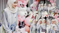 7 Potret Ulang Tahun Ghea Youbi, Kompak Berhijab dan Pakai Baju Kembar