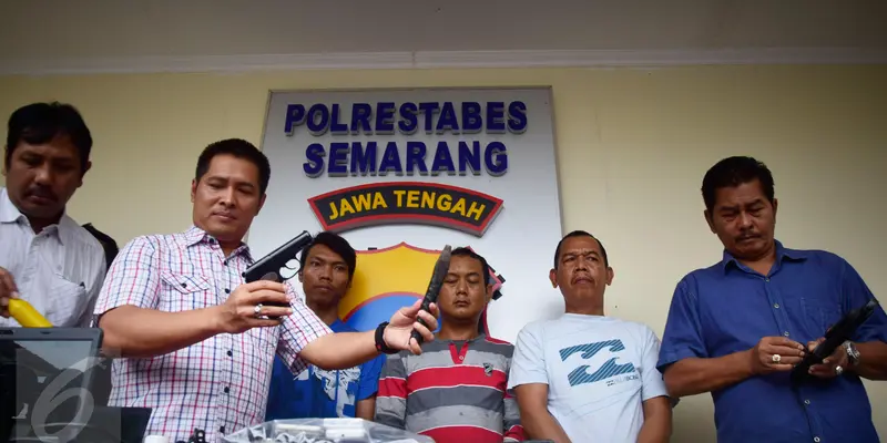 20160619-Polrestabes Semarang Tangkap Komplotan Pencuri Spesialis Rumah Kosong