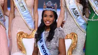 Toni-Ann Singh dari Jamaika dinobatkan sebagai Miss World 2019. (DANIEL LEAL-OLIVAS / AFP)