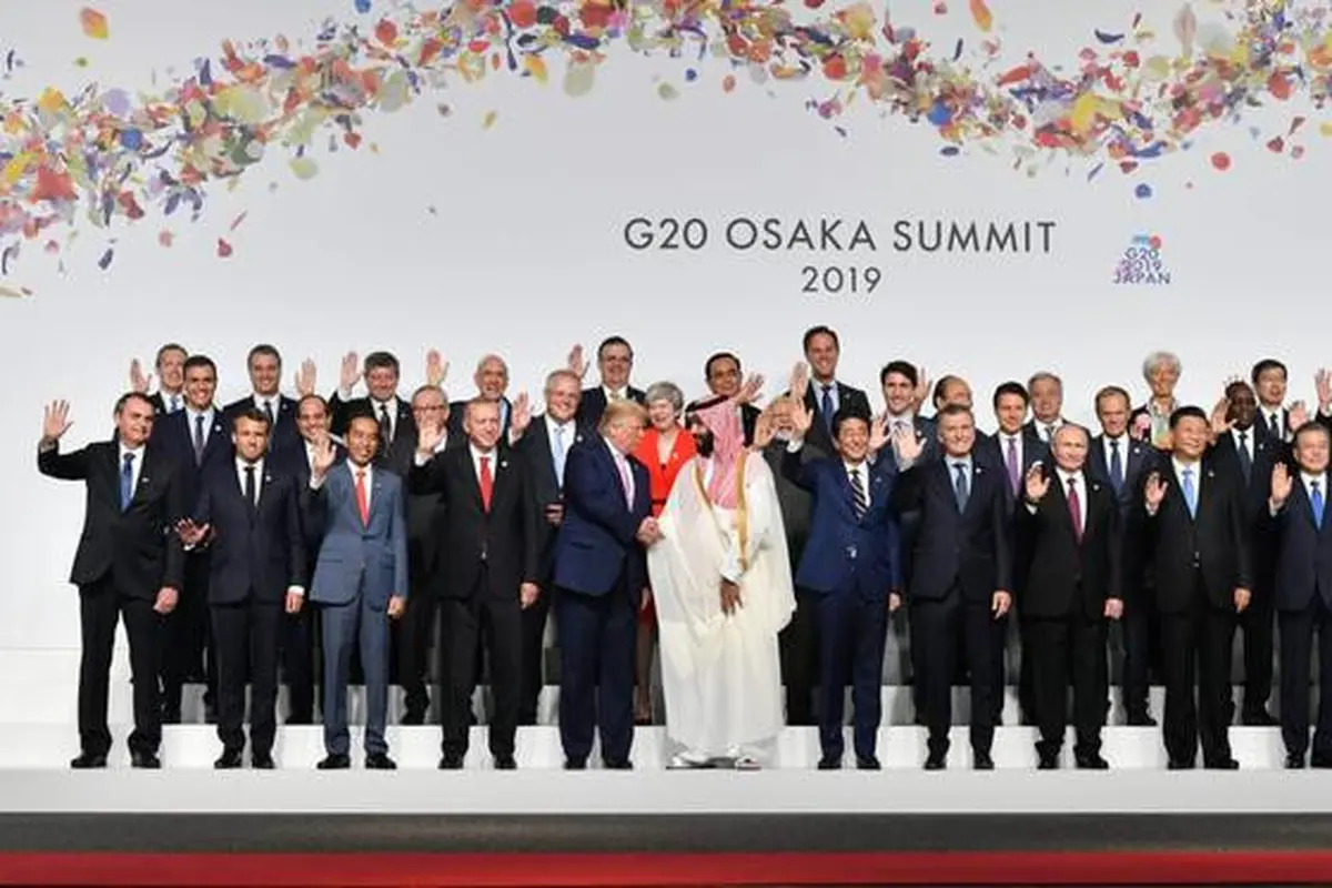 Presiden Jokowi dalam pelaksanaan Konferensi Tingkat Tinggi (KTT) G20 di Osaka, Jepang.