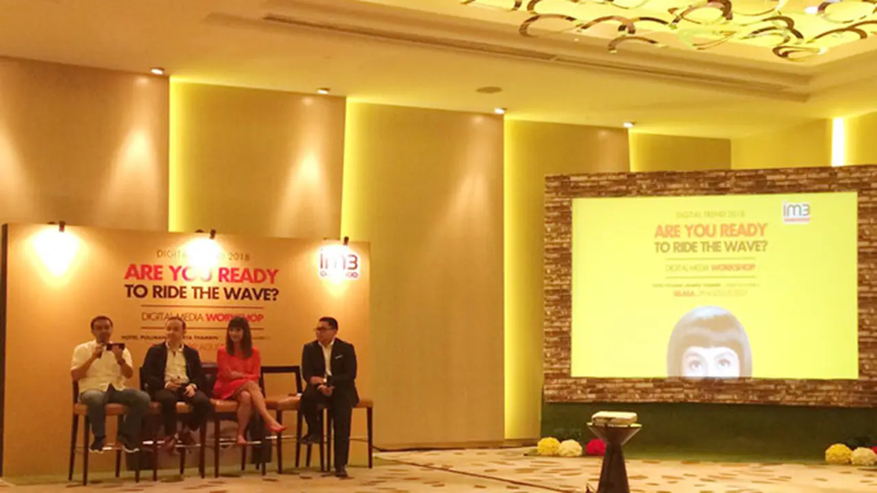 Hal tersebut mendorong IM3 Ooredoo untuk mengadakan seminar Trend Digital 2018 dengan tema "Are You Ready To Ride The Wave?