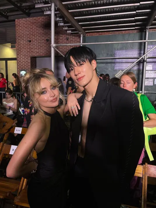 Sabrina Carpenter dan Jeno NCT. (Foto: Instagram/ nct)
