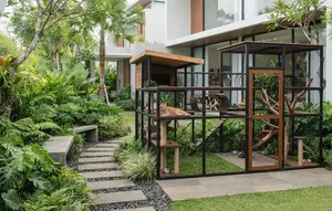 7 Ide Kandang Kucing Outdoor yang Menyatu dengan Taman, Estetik dan Aman untuk Anabul