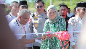 Peresmian training camp Malut United di Ternate, Maluku Utara, Senin (23/3/2026). (Dok. Malut United)