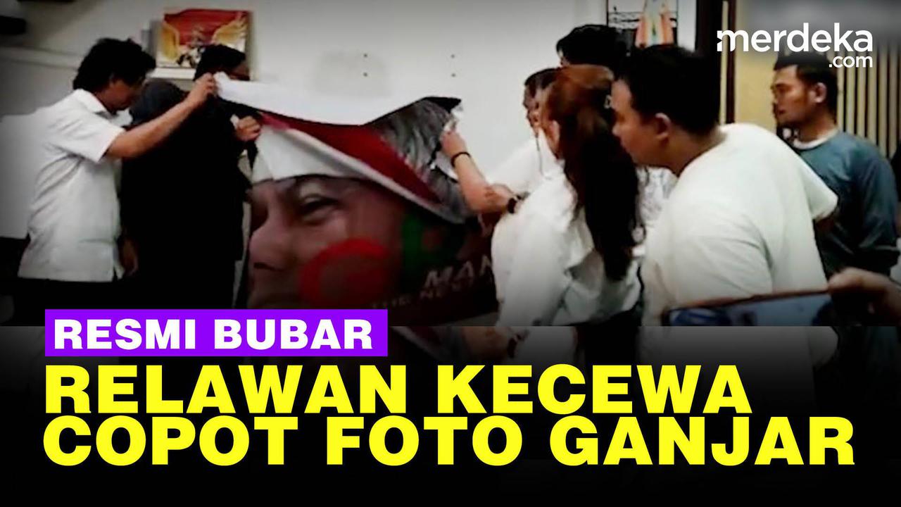 VIDEO: Copot Foto Ganjar, Alasan Relawan GP Mania Bubar Ngaku Kecewa Berat